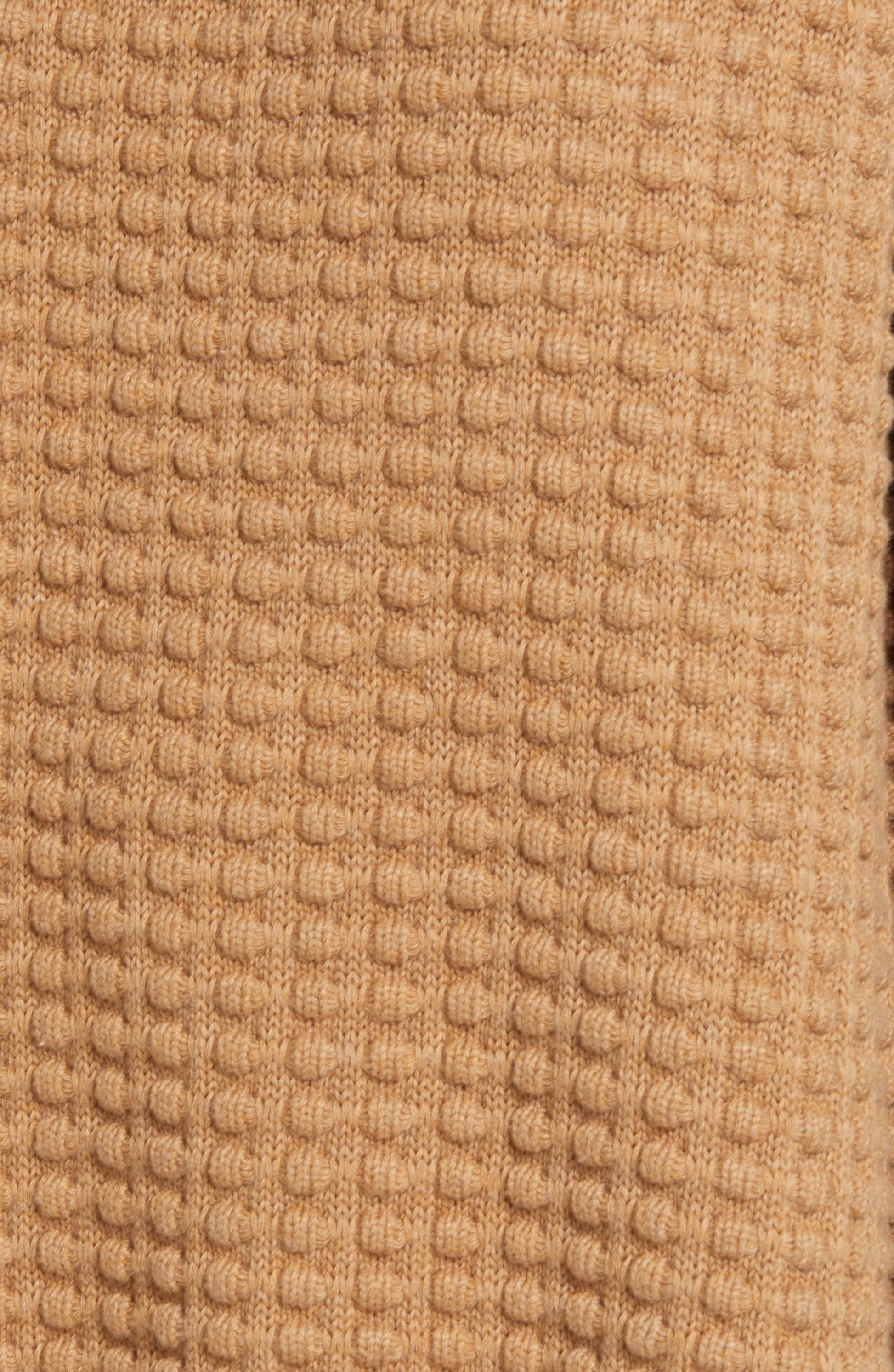 FRENCH CONNECTION Mozart Popcorn Cotton Sweater, Main, color, CAMEL MELANGE