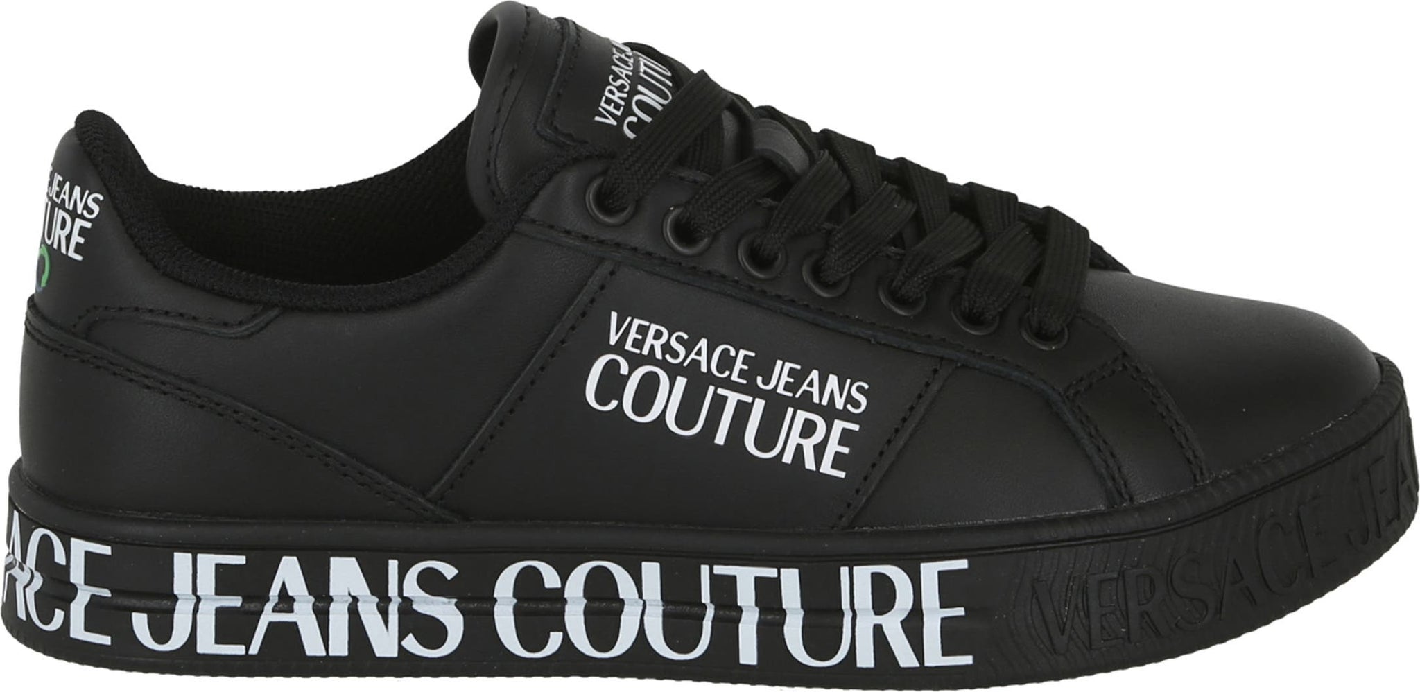 Versace Court 88 Low Top Sneaker, Alternate, color, BLACK