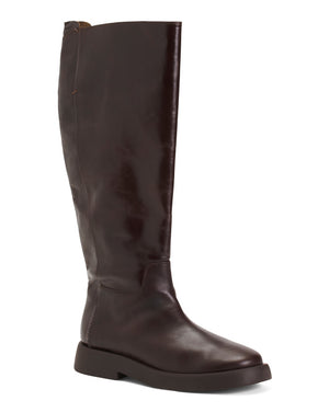 Leather High Shaft Boots
