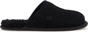 UGG<SUP>®</SUP> Pearle Faux Fur Lined Scuff Slipper, Main, color, BLACK