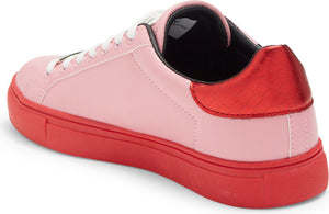 ROBERTO CAVALLI Logo Tennis Shoe, Alternate, color, PINK/ RED