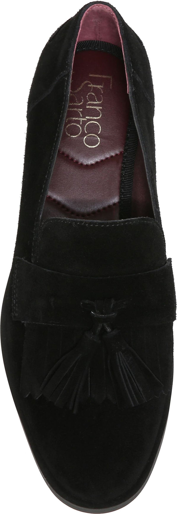 FRANCO SARTO Jolie Tassel Loafer, Alternate, color, BLACK