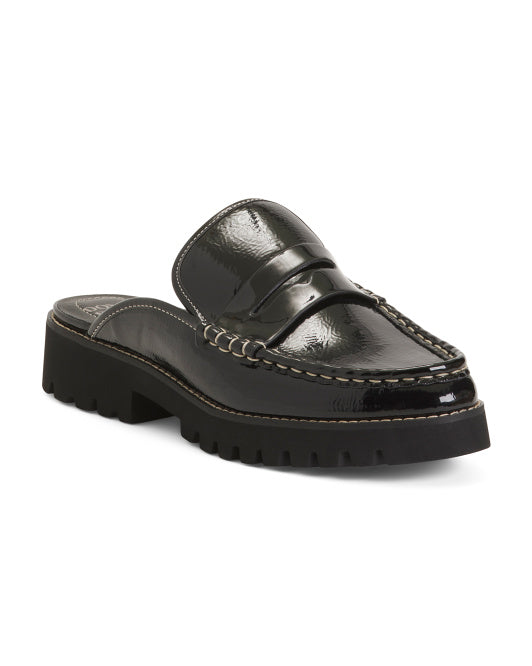 Slip On Lug Mules