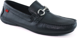 MARC JOSEPH NEW YORK Stafford Ave Leather Loafer, Main, color, BLACK GRAINY BUCKLE