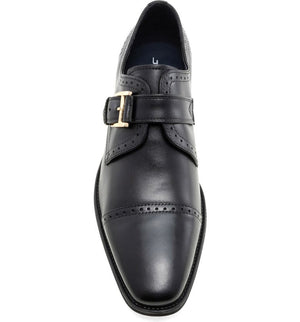 JUMP NEW YORK Mcarthy Monk Strap Leather Shoe (Men)