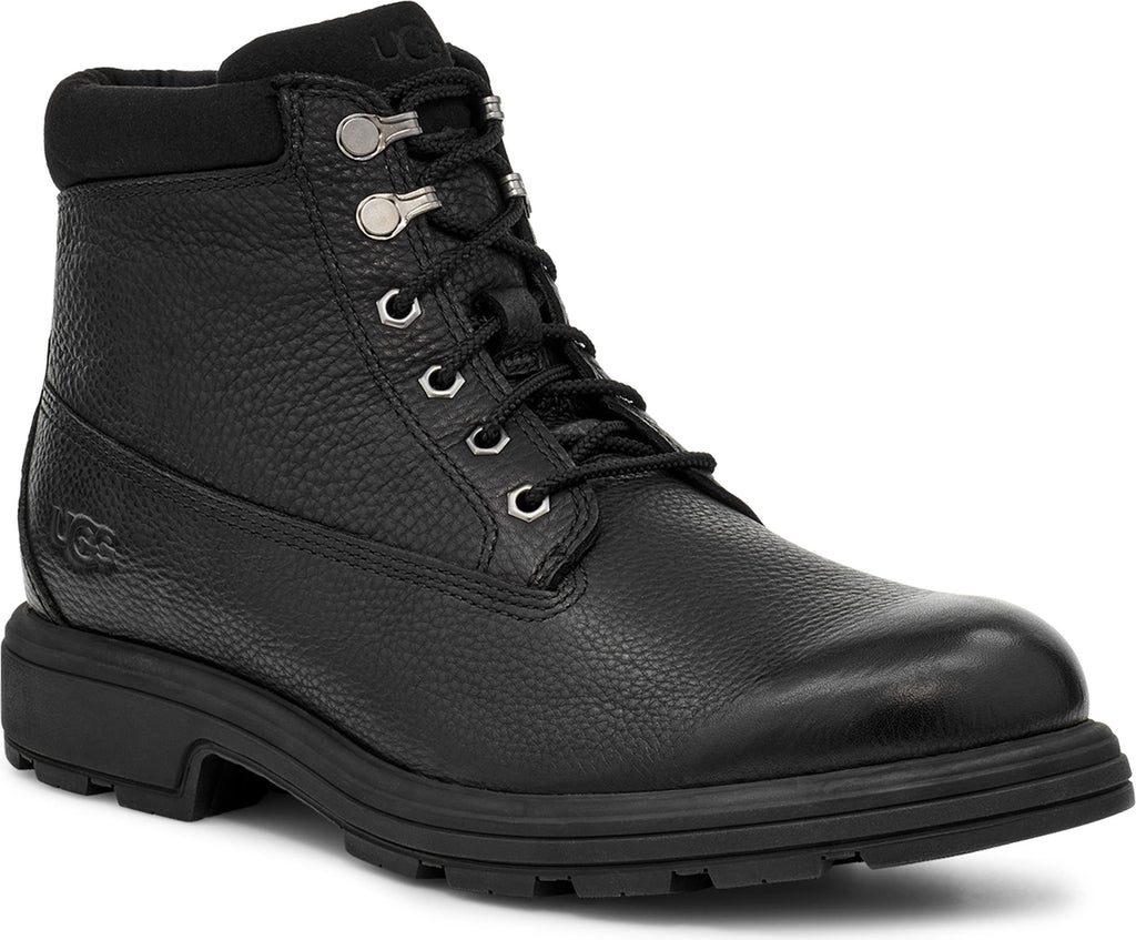 UGG<sup>®</sup> Biltmore Mid Plain Toe Waterproof Boot, Main, color, BLACK