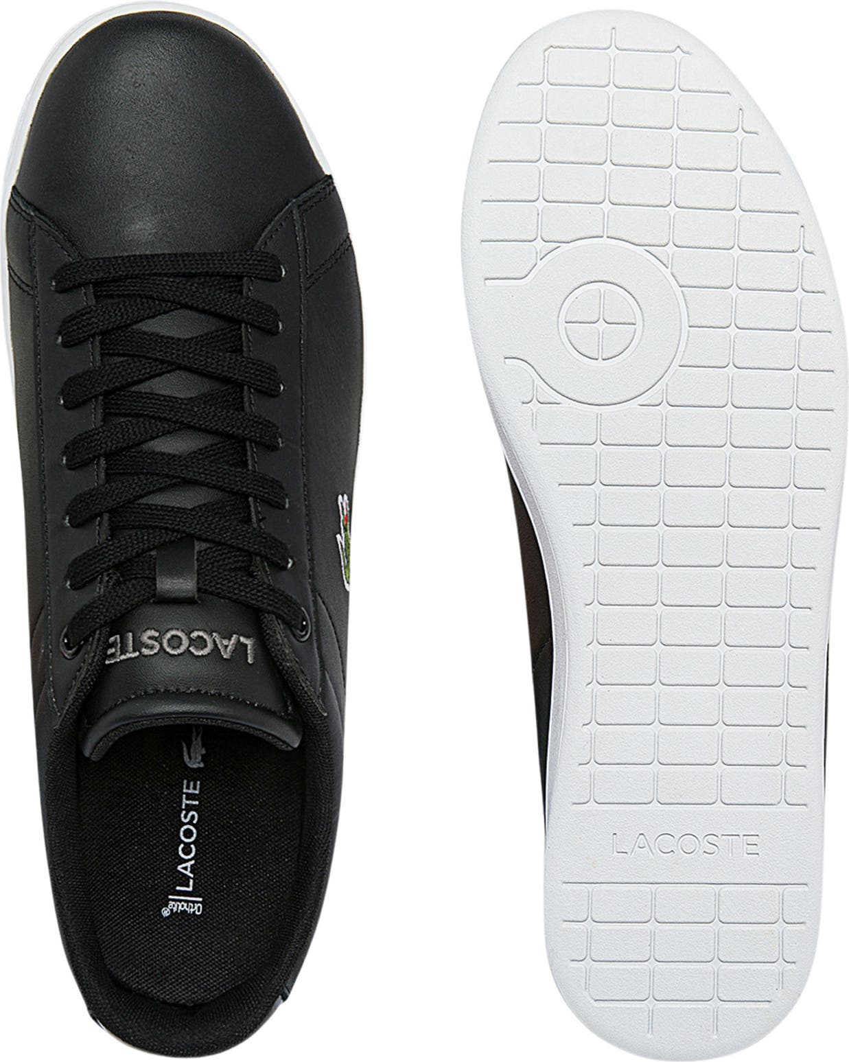 LACOSTE Carnaby Sneaker, Alternate, color, BLACK/WHITE