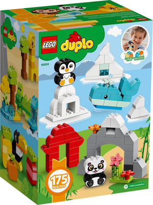 image 4 of LEGO DUPLO Classic Creative Animals 10934 Building Toy Set (175 Pieces)