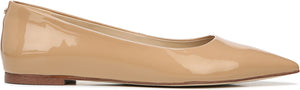 SAM EDELMAN Wanda Pointed Toe Flat - Wide Width Available, Alternate, color, GOLDEN SAND PATENT