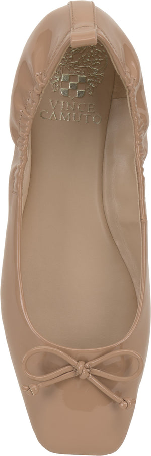 VINCE CAMUTO Velyna Ballet Flat, Alternate, color, BUFF PATENT