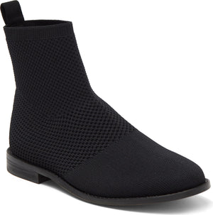 EILEEN FISHER Jude Stretch Knit Bootie, Main, color, BLACK