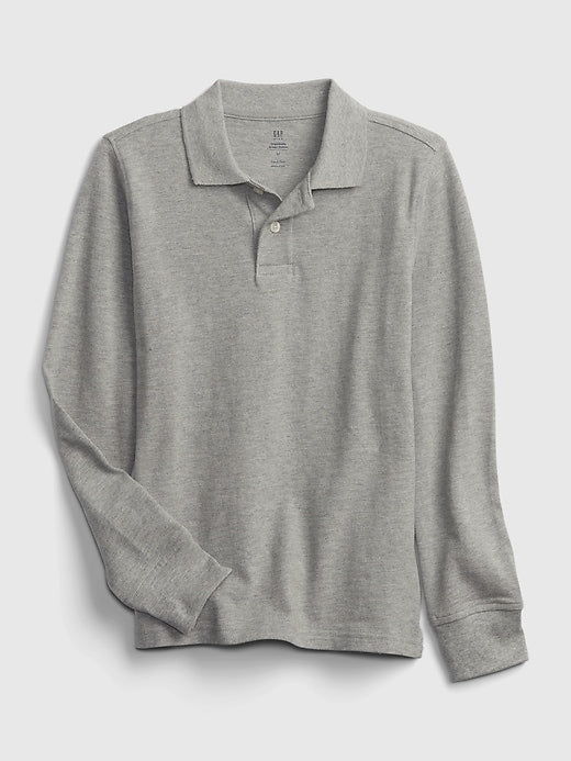 Kids 100% Organic Cotton Uniform Polo Shirt