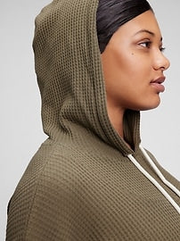 View large product image 4 of 4. Maternity Waffle Hoodie