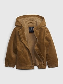 View large product image 3 of 3. Toddler Corduroy Bomber Jacket