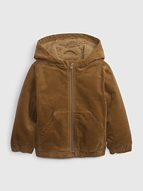 View large product image 1 of 3. Toddler Corduroy Bomber Jacket