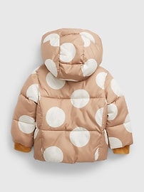 View large product image 2 of 3. Toddler Sherpa-Lined Puffer Jacket