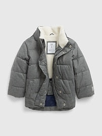 Toddler Sherpa-Lined Puffer Jacket