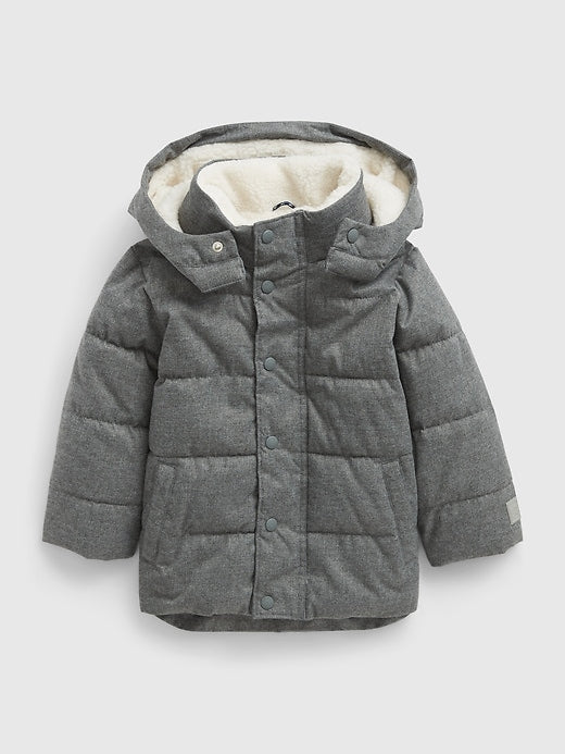 Toddler Sherpa-Lined Puffer Jacket