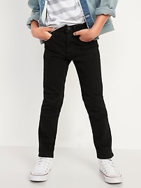 View large product image 3 of 4. Built-In Flex Black Skinny Jeans For Boys
