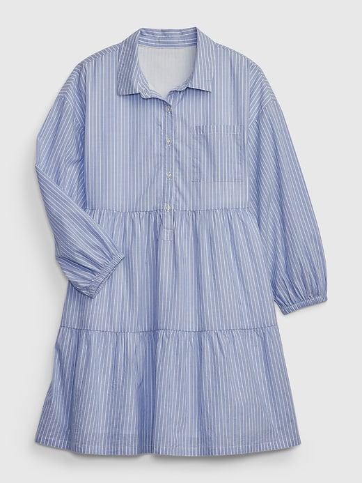 View large product image 1 of 3. Kids Tiered Shirtdress