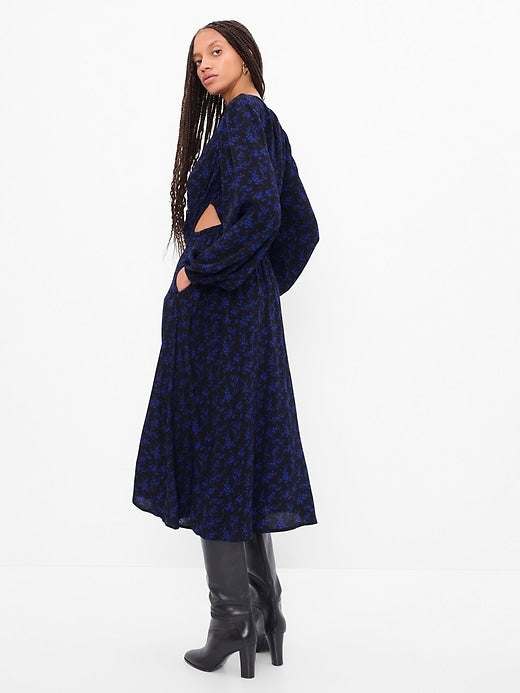 Image number 2 showing, LENZING&#153 ECOVERO&#153 Cutout Midi Dress