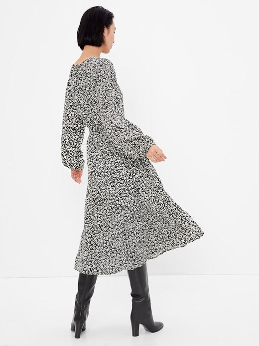 Image number 6 showing, LENZING&#153 ECOVERO&#153 Cutout Midi Dress