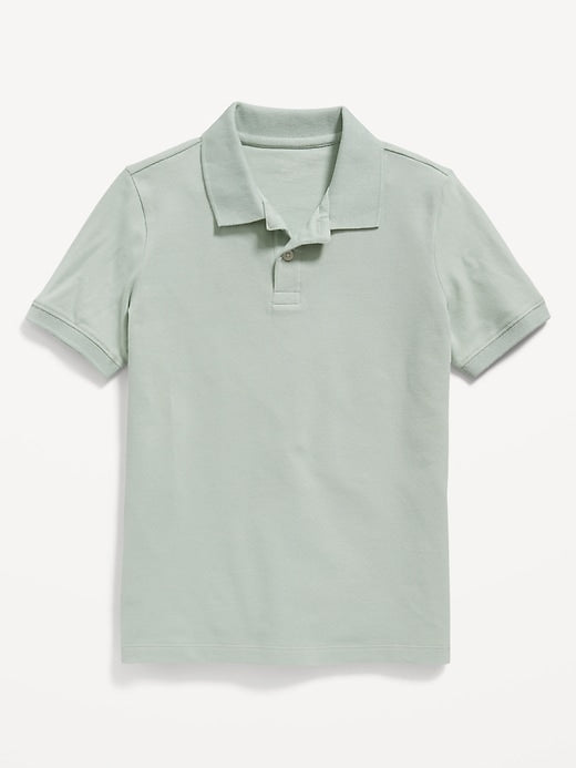 View large product image 1 of 4. School Uniform Built-In Flex Polo Shirt for Boys