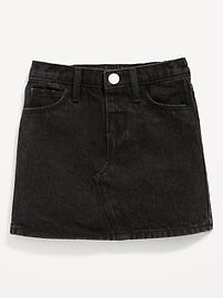 View large product image 1 of 2. A-Line Jean Skirt for Toddler Girls