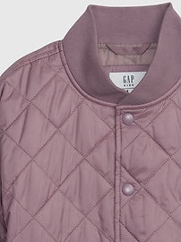 View large product image 3 of 4. Kids 100% Recycled Lightweight Quilted Puffer Jacket