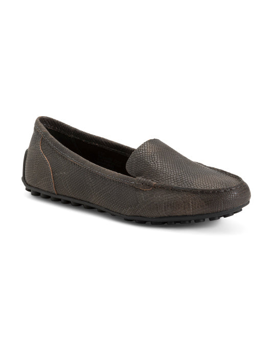 Leather Amani Driving Comfort Loafers