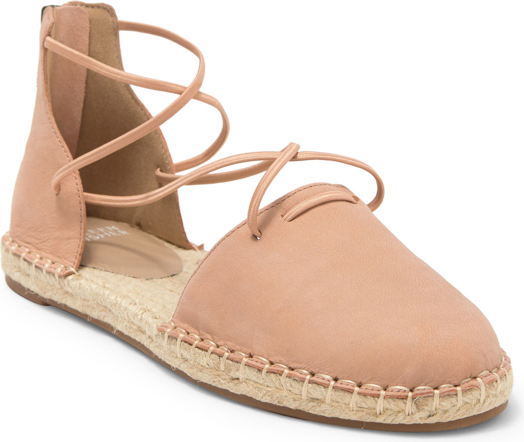 EILEEN FISHER Lace-Up Espadrille Sandal, Main, color, TOFFEE CREAM