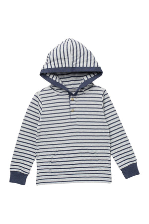 SOVEREIGN CODE,
                                                Mulaney Striped Hoodie,
                                                Main thumbnail 1, color,
                                                LIGHT HEATHER GREY/N