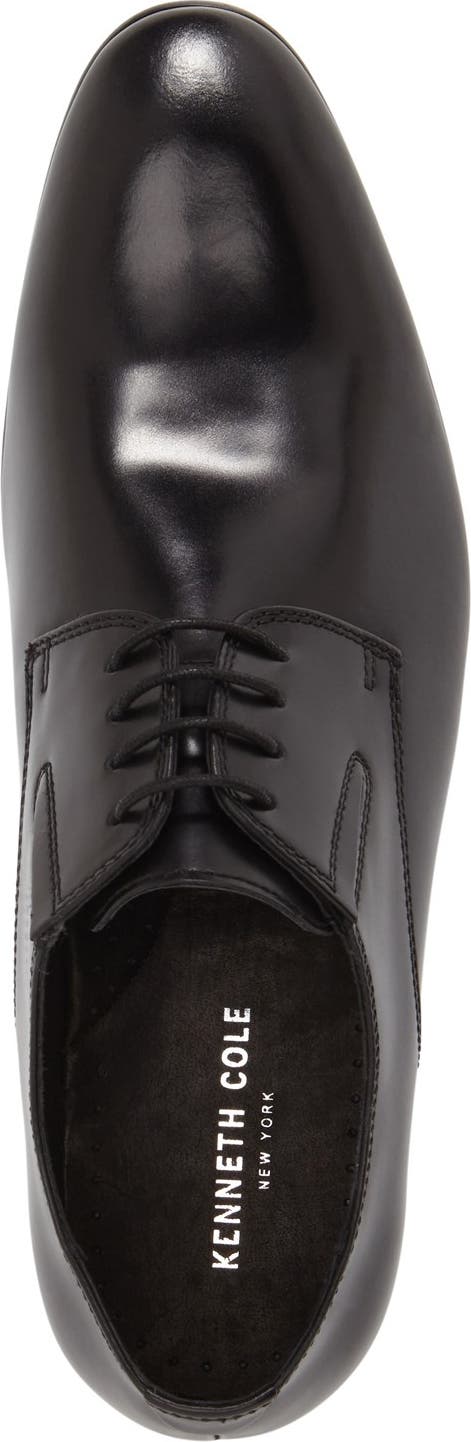 KENNETH COLE REACTION Kenneth Cole New York 'Mix-Er' Plain Toe Derby, Alternate, color, BLACK LEATHER