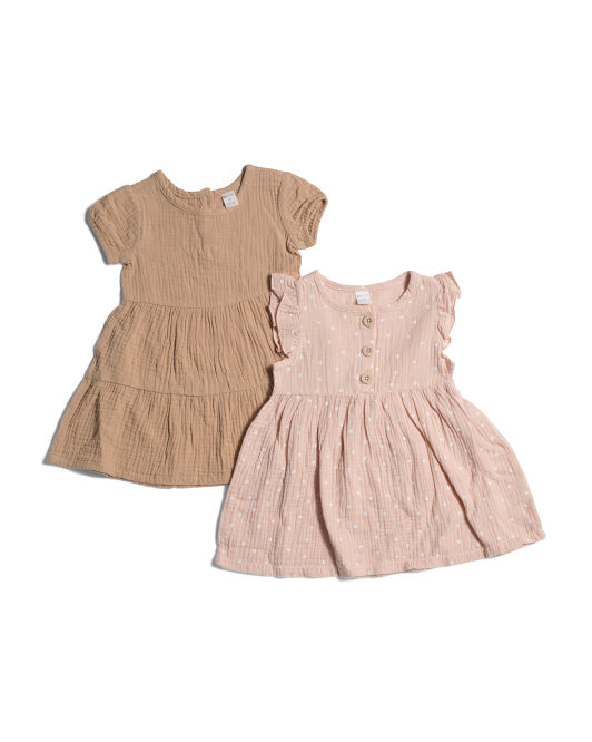 Toddler Girls 2pk Woven Dress Set