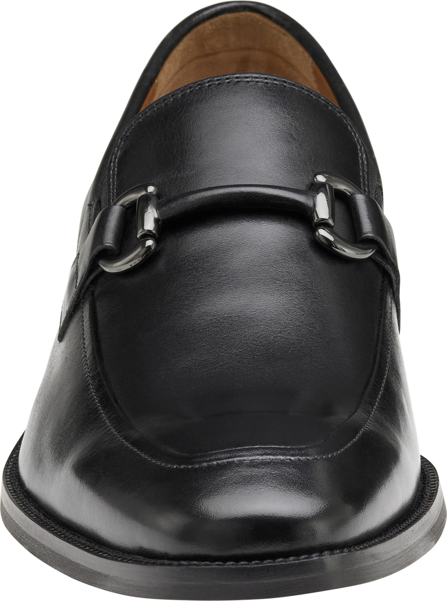 JOHNSTON & MURPHY Everett Bit Loafer, Alternate, color, BLACK