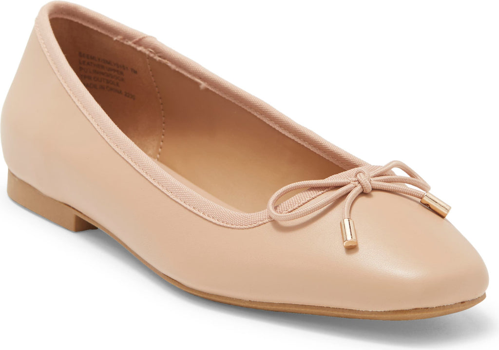 STEVE MADDEN Seemly Ballet Flat, Main, color, TAN LEATHER