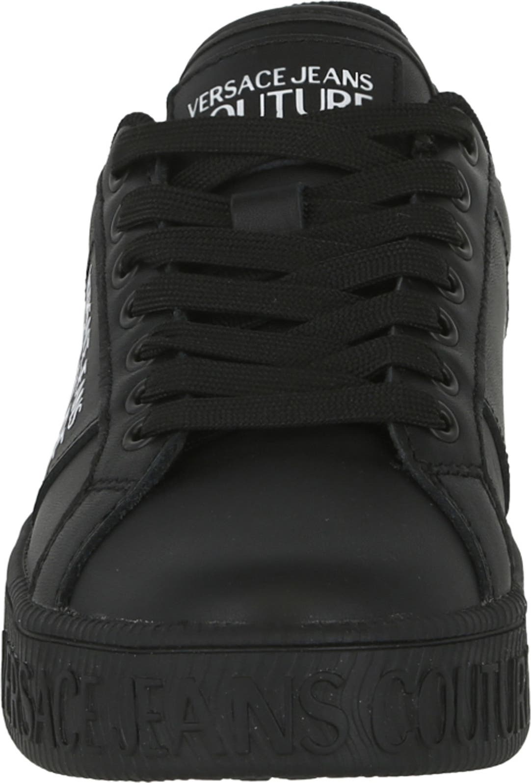 Versace Court 88 Low Top Sneaker, Alternate, color, BLACK