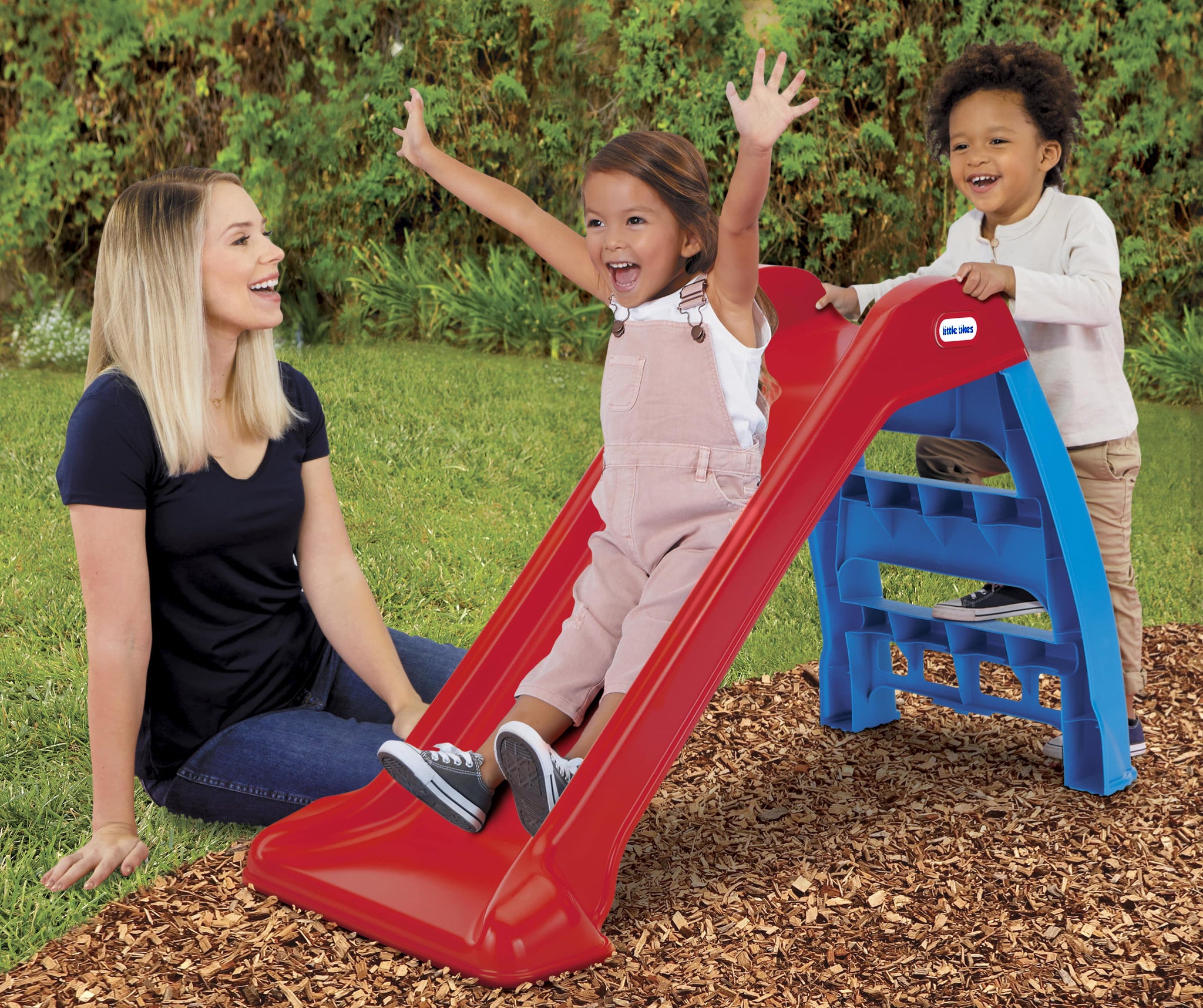 image 2 of Little Tikes First Slide for Kids, Easy Set Up for Indoor Outdoor, Easy to Store, for Toddlers Ages 18 Months - 6 years