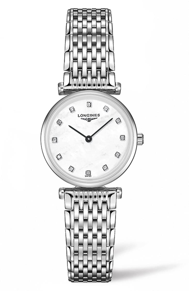 LONGINES La Grande Classique de Longines Diamond Bracelet Watch, 24mm