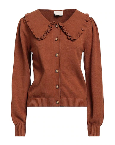 MINUS Cardigan Brown 52% EcoVero™ viscose, 28% Polyester, 20% Nylon