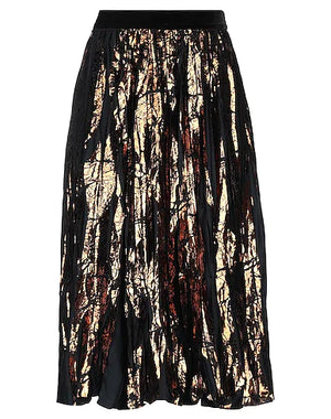 GUARDAROBA by ANIYE BY Midi skirt Black 100% Polyester, Elastane