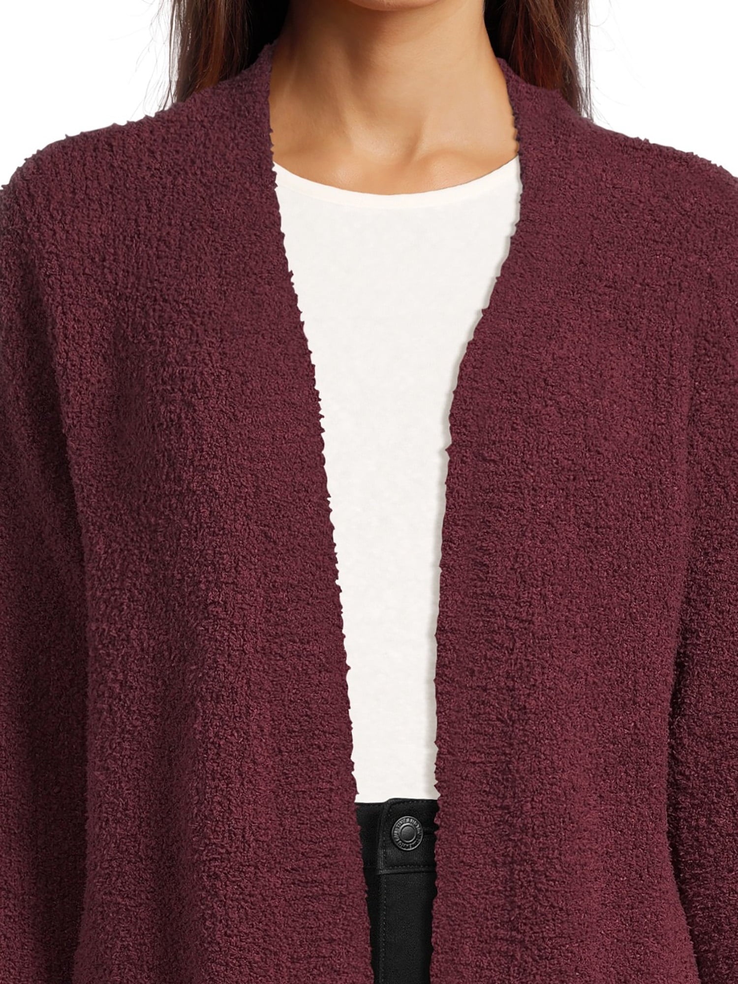 Time and Tru Women's Duster Cardigan Sweater, Midweight, Sizes XS-XXXL - image 4 of 5