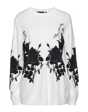 LOVE MOSCHINO Sweater Ivory 34% Polyamide, 32% Synthetic fibers, 29% Wool, 3% Cashmere, 2% Alpaca wool