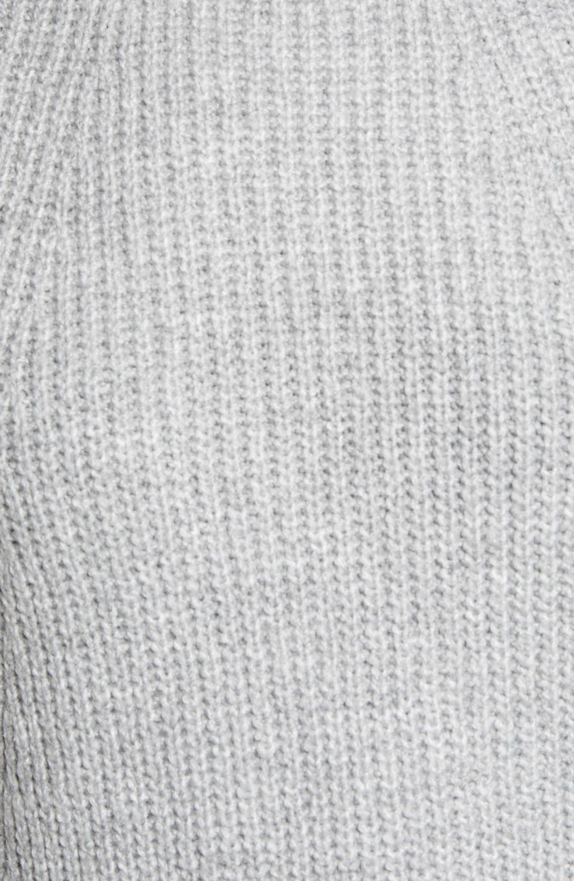 BP. Rib Crop Crewneck Sweater, Alternate, color, GREY HEATHER