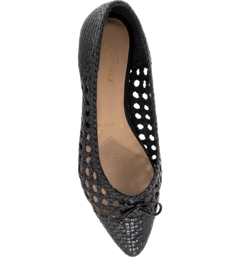 Trotters Edith Woven Pointed Toe Flat (Women)