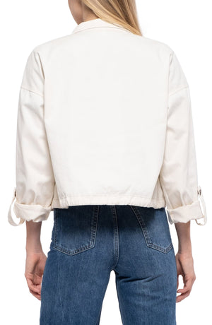 BLU PEPPER Oversized Utility Jacket, Alternate, color, IVORY