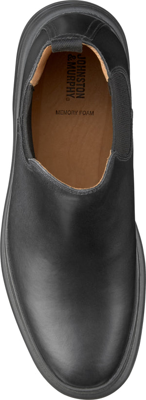 Johnston & Murphy Kelton Chelsea Boot, Alternate, color, BLACK FULL GRAIN