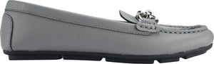 CALVIN KLEIN Luca Flat, Alternate, color, GREY