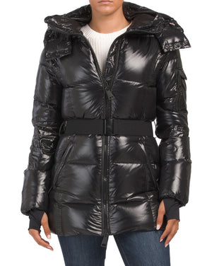 Belted Down Puffer Jacket