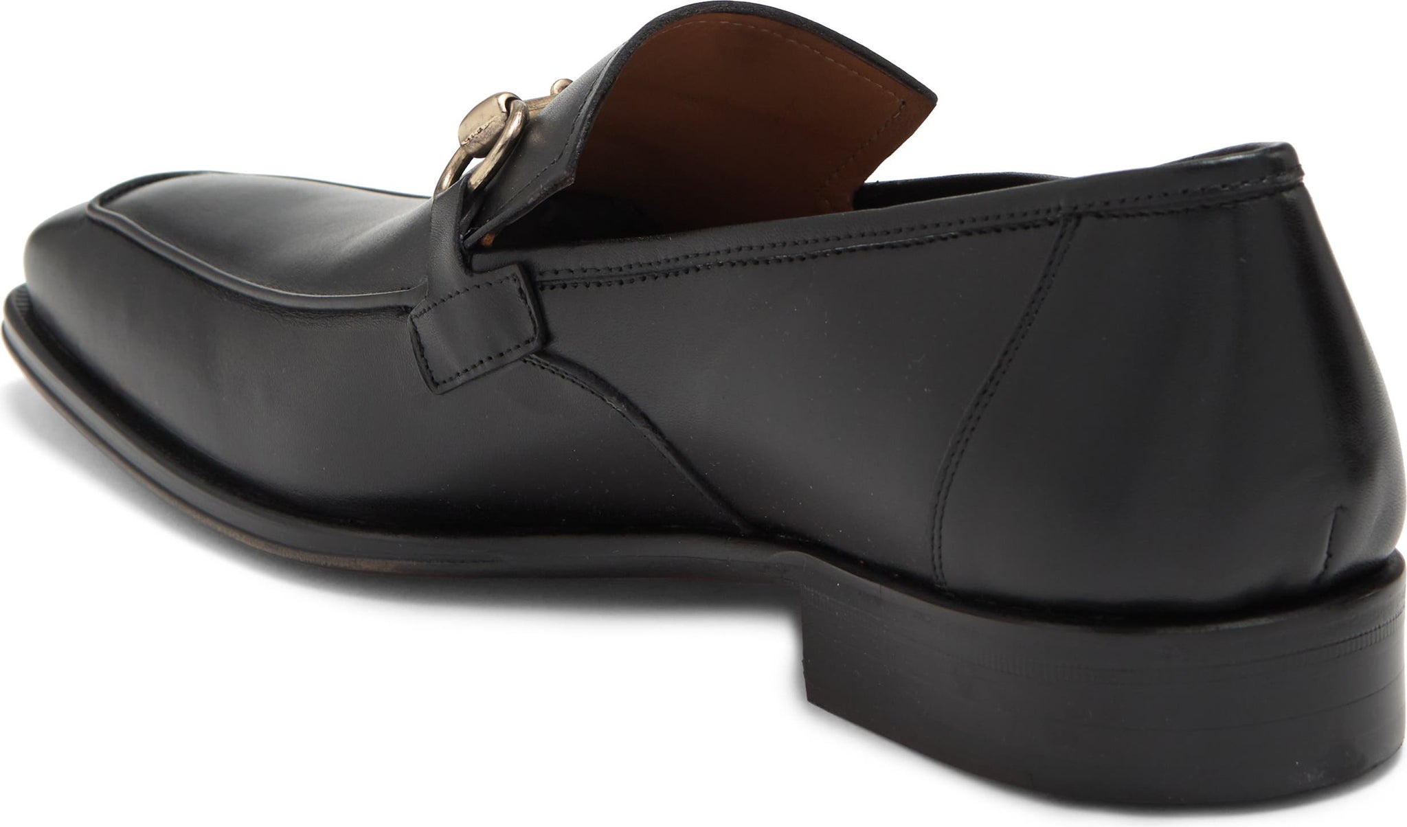 MEZLAN Academy Horsebit Loafer, Alternate, color, BLACK